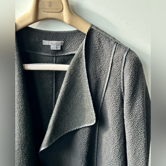 EUC Vince black open front lightweight jacket, size M - Picture 5 of 11